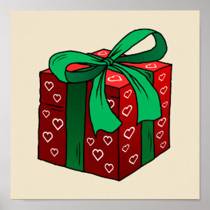 Póster Regalo de Navidad