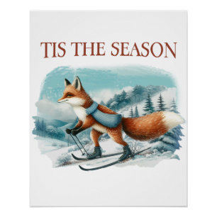 Póster Regalo de Navidad Es La Temporada