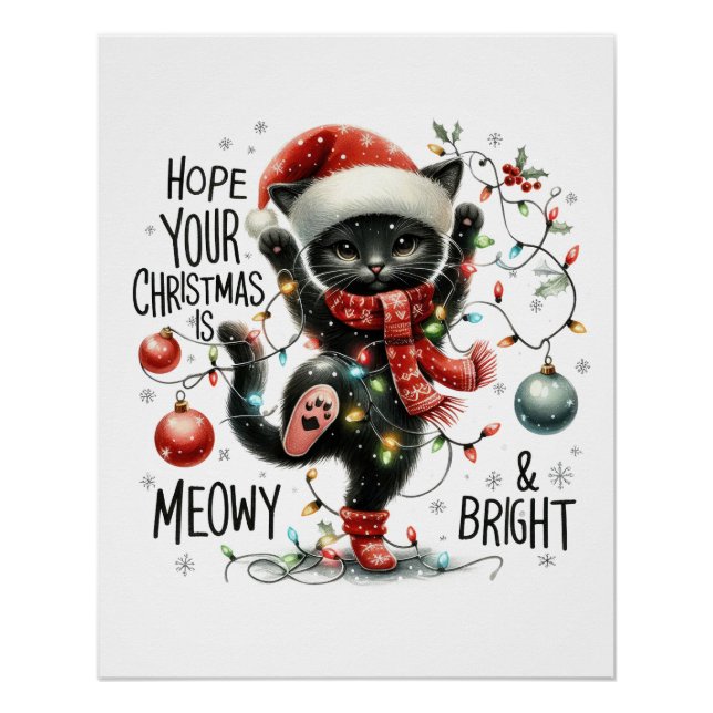 Póster Regalo de Navidad Espero que sus Navidades (Anverso)