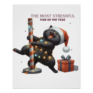 Póster Regalo De Navidad La Época Más Destacada Del Año