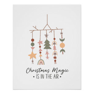 Póster Regalo de Navidad La Magia de Navidad Está en el A