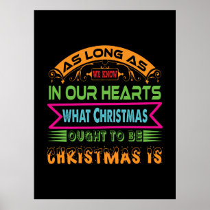 Póster Regalo de Navidad mientras sepamos