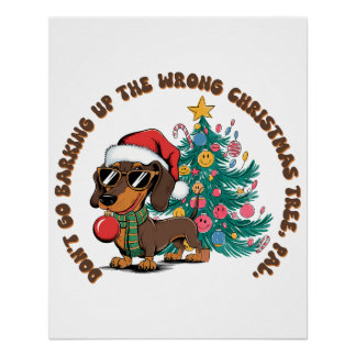 Póster Regalo de Navidad No Ir Barreras