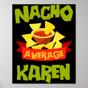 Póster Regalo de nombre de cumpleaños divertido Nacho pro