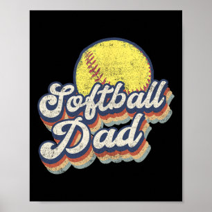 Póster Regalo de papá del día del padre de la hija hijo W