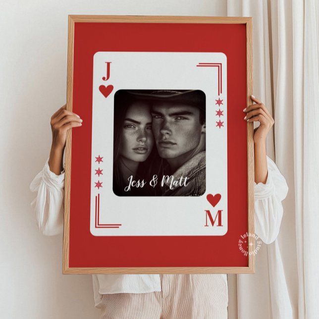 Póster Regalo de parejas, tarjeta de póquer occidental pe (Subido por el creador)