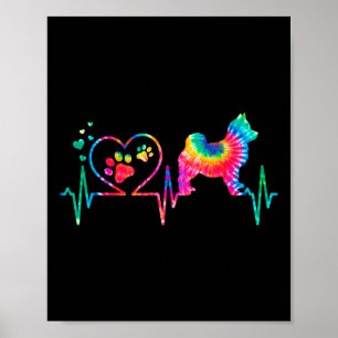 Póster Regalo de Perro de centeno de Pomsky Mom Dad