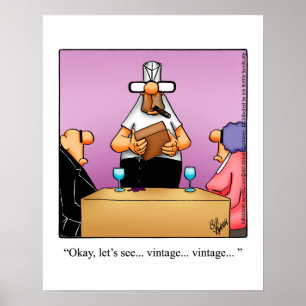 Póster Regalo de Poster de humor de vino