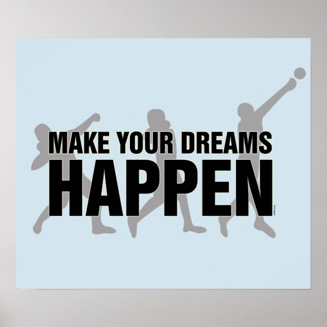 Póster Regalo de Poster de lanzamiento de pista y campo (Frente)