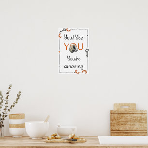 Póster Regalo de Recordatorio de Amor Propio para Alguien