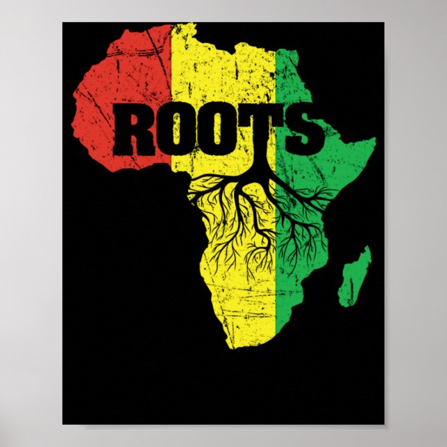 Póster Regalo de ropa de orgullo africano de 23 meses de  (Frente)