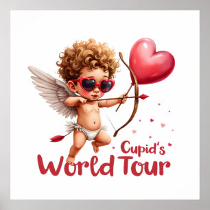Póster Regalo de San Valentín Gira Mundial de Cupido