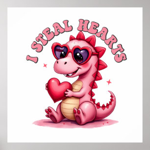 Póster Regalo de San Valentín   Robar Corazones