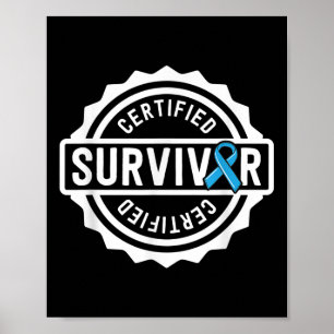 Póster Regalo De Sobreviviente De Cáncer De Próstata Para
