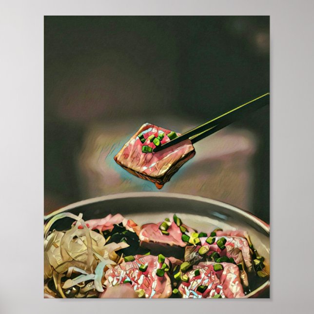 Póster Regalo de sushi de Guay (Frente)