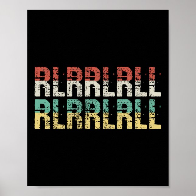 Póster Regalo de tambor de paradiddle (Frente)