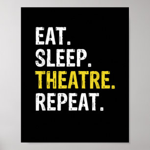 Póster Regalo de teatro de teatro de repetición de teatro