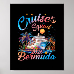 Póster Regalo de vacaciones familiares en Bermudas para C