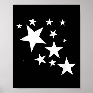 Póster Regalo de vestuario de diseño de estrellas de estr