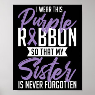 Póster Regalo del Día de Concienciación sobre la Sobredos