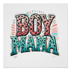 Póster Regalo del Día de la Madre Mamá de Niño