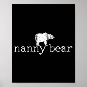 Póster Regalo del Día de la Madre para Niñera Abuela