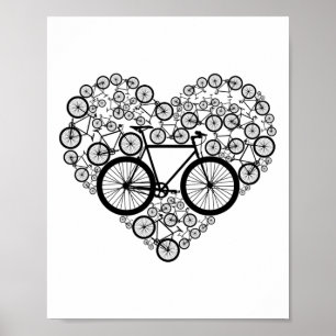 Póster Regalo Divertido De Ciclismo De Montaña Para Hombr