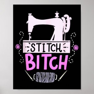 Póster Regalo divertido de costura y acolchado