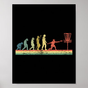 Póster Regalo divertido de deportes de disco de golf
