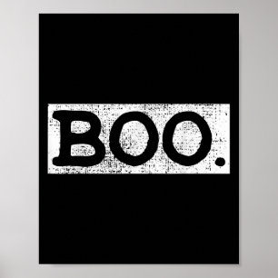Póster Regalo divertido de Halloween Vintage Boo
