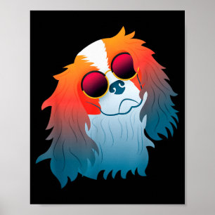 Póster Regalo divertido para mamá de Cavalier King Charle