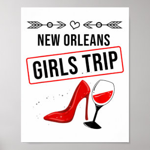 Póster Regalo divertido para mujeres viaje chicas Nueva O