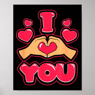 Póster Regalo dulce de San Valentín Amor Novia Novio