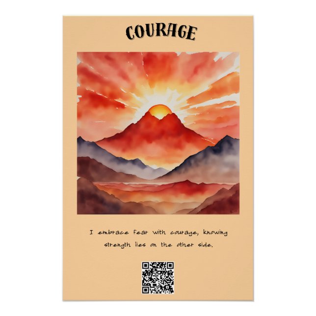 Póster regalo especial de confirmación de valor (Anverso)