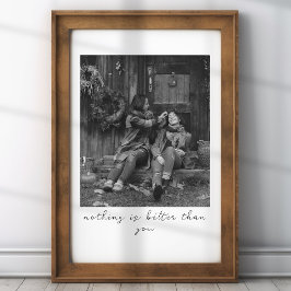 Póster Regalo fotográfico personalizado para mamá con not