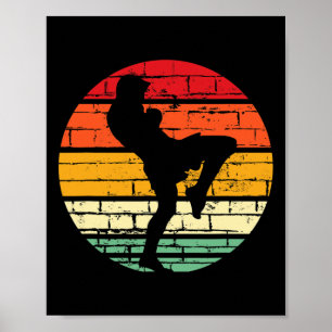 Póster Regalo genial de Muay Thai Instructor de artes mar