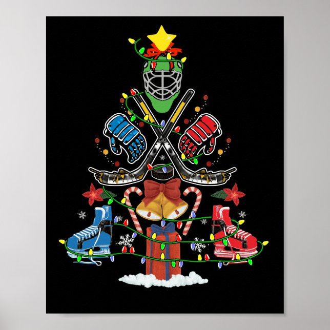 Póster Regalo navideño divertidísimo en el ornamento de h (Frente)