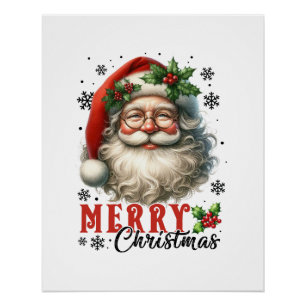 Póster Regalo navideño Feliz Navidad