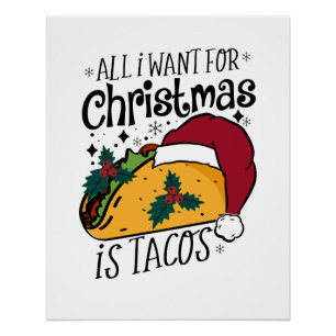 Póster Regalo navideño todo lo que quiero de los Navidade