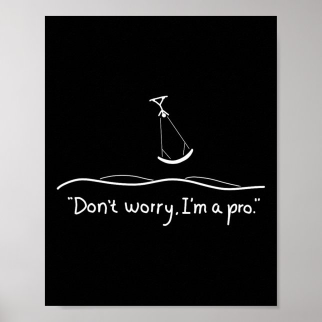 Póster Regalo Original de Kitesurf (Frente)