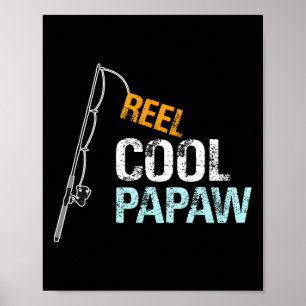 Póster Regalo Papaw De Guay Para El Abuelo De La Nieta