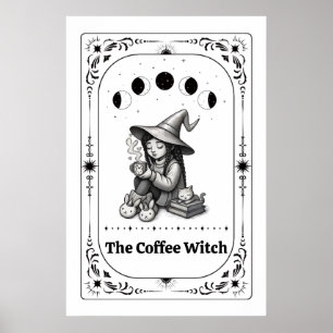 Póster Regalo para Amante del Café Caprichoso Zodiaco Bru