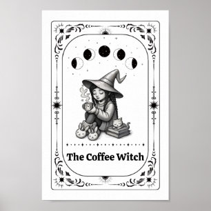 Póster Regalo para Amante del Café Caprichoso Zodiaco Bru