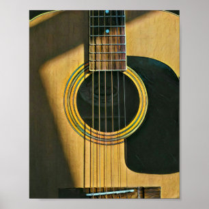 Póster Regalo para el guitarrista musical