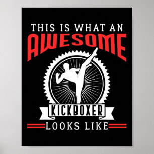 Póster Regalo para fanático de citas divertidas de kickbo