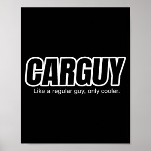 Póster Regalo para hombre amante de los coches - Hombre c