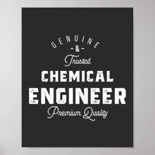 Póster Regalo para Ingeniero Químico