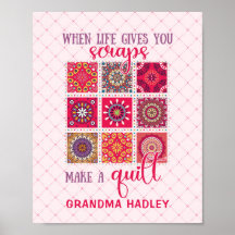 Regalo para la colcha de patchwork de la abuela