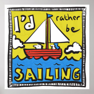 Póster Regalo para marinero o yachtsman