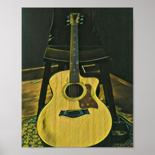 Póster Regalo para un amigo guitarrista
